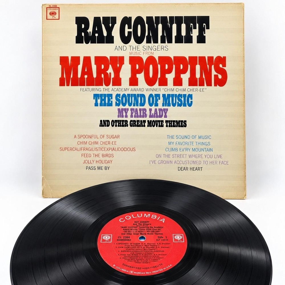 Ray Conniff Singers Mary Poppins Sound of Music 1965 Columbia CL 2366 Mono LP